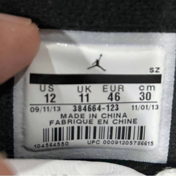 Retro Air Jordan 6 White Infared 2014 size 12 great condition box is damaged - Picture 5 of 10